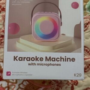 Portable Wireless Karaoke Machine with Microphones